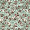 Hoffman Fabrics Cotton and Pine Seafoam/Silver