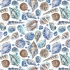 Blank Quilting Seatopia Seashells White
