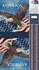 Northcott Stars and Stripes 13 Canvas Tote Bag Panel