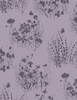 Wilmington Prints Au Naturel Floral Silhouettes Purple