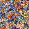 Michael Miller Fabrics Flower Fairies of Autumn Very Berry Fairy Royal