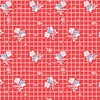 Maywood Studio Dilly Dally Floral Grid Red