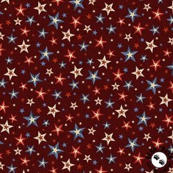 P&B Textiles Love and Glory Burlap Star Toss Dark Red P&B Textiles Love and Glory Burlap Star Toss Dark Red