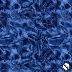 Blank Quilting Opulent Flannel 108 Inch Wide Backing Fabric Crushed Velvet Texture Blue Blank Quilting Opulent Flannel 108 Inch Wide Backing Fabric Crushed Velvet Texture Blue