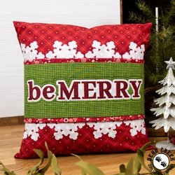 Wrapped with Words Pillow Wrap Kit - BE MERRY