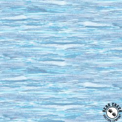 P&B Textiles Bear in Mind Flowing Water Texture Light Blue