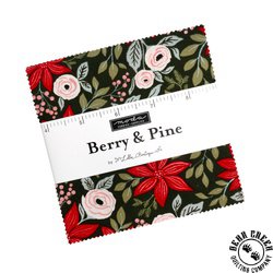 Berry And Pine Charm Pack by Moda