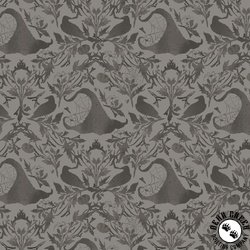 P&B Textiles Hocus Pocus Witch Hat Damask Silver P&B Textiles Hocus Pocus Witch Hat Damask Silver