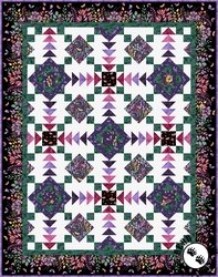 Botanical Magic (White) Free Quilt Pattern Botanical Magic (White) Free Quilt Pattern