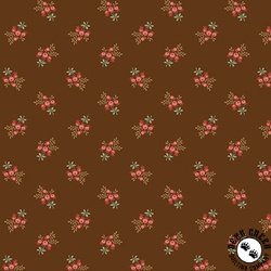 Andover Fabrics Always and Forever Rosehips Chocolate