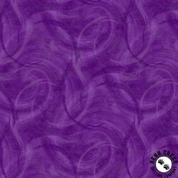 Blank Quilting Spin Flannel 108 Inch Wide Backing Fabric Semi Circle Texture Purple