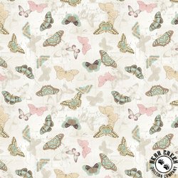 Clothworks Harmony Butterflies Multi