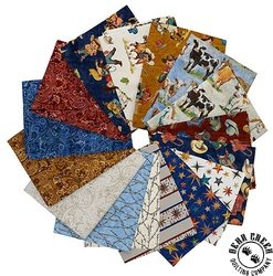 Yippie Ki Yay! Fat Quarter Bundle by QT Fabrics Yippie Ki Yay! Fat Quarter Bundle by QT Fabrics