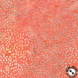 Anthology Fabrics Quilt Essentials 7 Splendor Batiks Seeds Coral