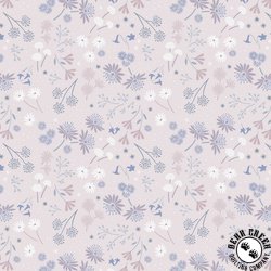 Lewis and Irene Fabrics Evenfall Night Garden Light Dusky Pink Lewis and Irene Fabrics Evenfall Night Garden Light Dusky Pink