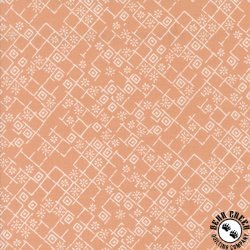 Moda Foraged, Found and Hand Me Down Fractured Weave Peach Moda Foraged, Found and Hand Me Down Fractured Weave Peach