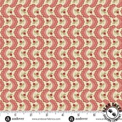 Andover Fabrics Forest Glen Ruffle Cinnabar