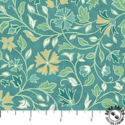 Northcott Mariposa Small Trail Teal/Multi Northcott Mariposa Small Trail Teal/Multi
