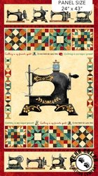 Northcott Stonehenge Stitchin' Panel Beige/Multi