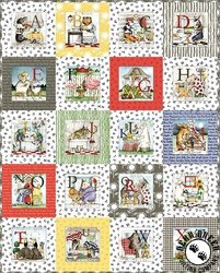Hungry Animal Alphabet - Checkerboard Free Quilt Pattern Hungry Animal Alphabet - Checkerboard Free Quilt Pattern