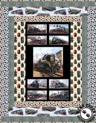 All Aboard Free Quilt Pattern by Elizabeth Studio