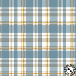 Blank Quilting Autumn Vibes Plaid Blue