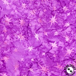 Riley Blake Designs Expressions Batiks Bedazzled Bursts Creme de Violet