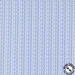 Moda Memory Lane Ric Rac Stripe Blue