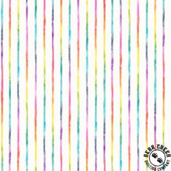 P&B Textiles Whiskerville Rainbow Stripe Multi