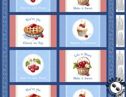 Wilmington Prints Sweet Cherry Placemat Panel Multi Wilmington Prints Sweet Cherry Placemat Panel Multi