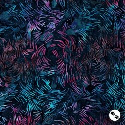 Riley Blake Designs Expressions Batiks A Nod to Mod Grass Garden Dark Skies