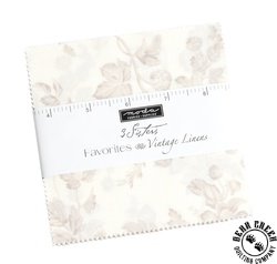 Vintage Linens Charm Pack by Moda