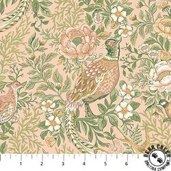 Northcott Ornithology Pheasant Grove Peach/Multi