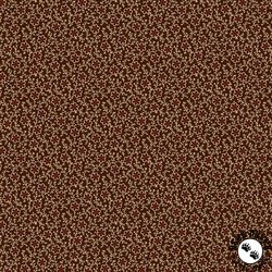 Marcus Fabrics Paula's New Companions Flower Vine Brown