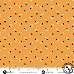 Andover Fabrics Midnight Moon Celestial Pumpkin