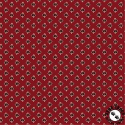 Windham Fabrics Circa Turkey Red Butterfly Red
