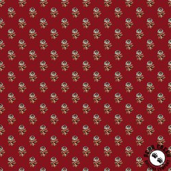 Windham Fabrics Circa: Turkey Red Corsage Red
