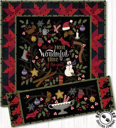 Most Wonderful Time Quilt and Table Runner Free Pattern Most Wonderful Time Quilt and Table Runner Free Pattern