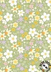 Lewis and Irene Fabrics Joys of Spring Springtide Spring Green Lewis and Irene Fabrics Joys of Spring Springtide Spring Green