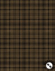 Wilmington Prints Timberland Trails Plaid Texture Brown Wilmington Prints Timberland Trails Plaid Texture Brown