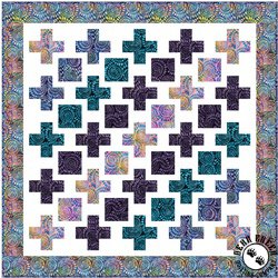 Expressions Batiks Dahlias Free Quilt Pattern