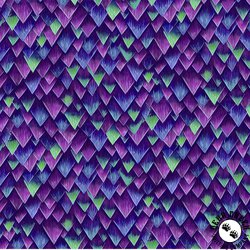 P&B Textiles Hootie Patootie Feather Triangles Purple