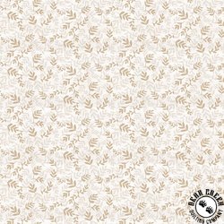 Riley Blake Designs Covered Bridges in Spring Leaves White Riley Blake Designs Covered Bridges in Spring Leaves White