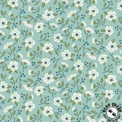 Andover Fabrics Heartland In Bloom Misty Blue