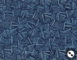 Wilmington Prints Blue Smoke Batiks Sticks Denim