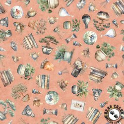 QT Fabrics Home Sweet Home Decor Salmon