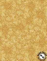Wilmington Prints Chickadee Charm Packed Floral Yellow Wilmington Prints Chickadee Charm Packed Floral Yellow