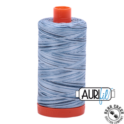 Aurifil Variegated Thread Stonewash Blues