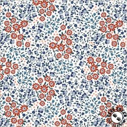 Windham Fabrics Front Porch Ditsy Garden Ivory