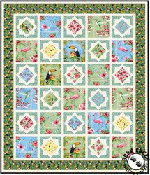 Tropical Vibes II Free Quilt Pattern